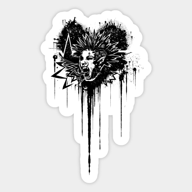 Scream Queen Sticker by Jace's.Corner